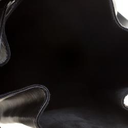 Pre Owned حقيبة لوي فيتون ساك دبول جلد أيبي سوداء PM