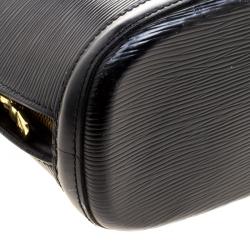Pre Owned Louis Vuitton Black Epi Leather Lussac Bag