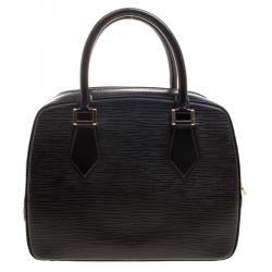Pre Owned Louis Vuitton Black Epi Leather Sablons Bag