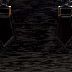 Pre Owned Louis Vuitton Black Epi Leather Sablons Bag