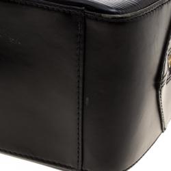 Pre Owned Louis Vuitton Black Epi Leather Sablons Bag