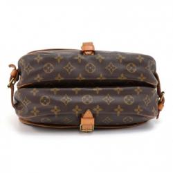 Pre Owned Louis Vuitton Monogram Canvas Saumur 30 Bag