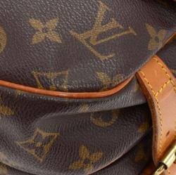Pre Owned Louis Vuitton Monogram Canvas Saumur 30 Bag