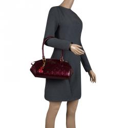 مملوكة مسبقًا حقيبة لوي فيتون شيروود فيرنيه مونوغرامي أحمر روج فوفيستا PM