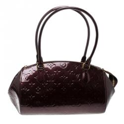 مملوكة مسبقًا حقيبة لوي فيتون شيروود فيرنيه مونوغرامي أحمر روج فوفيستا PM