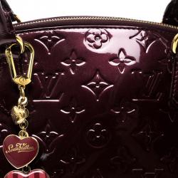 مملوكة مسبقًا حقيبة لوي فيتون شيروود فيرنيه مونوغرامي أحمر روج فوفيستا PM