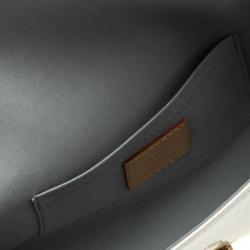 Pre Owned Louis Vuitton Perle Monogram Vernis Malibu Street Clutch