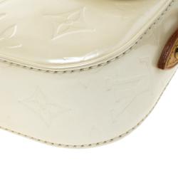 Pre Owned Louis Vuitton Perle Monogram Vernis Malibu Street Clutch