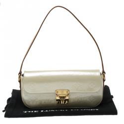 Pre Owned Louis Vuitton Perle Monogram Vernis Malibu Street Clutch