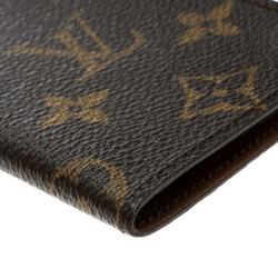 Pre Owned Louis Vuitton Monogram Canvas Pression Card Holder