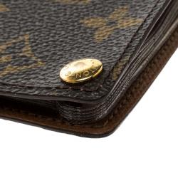Pre Owned Louis Vuitton Monogram Canvas Pression Card Holder