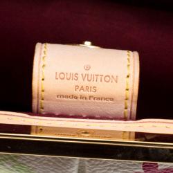 Pre Owned Louis Vuitton White Multicolor Monogram Canvas Judy MM Bag