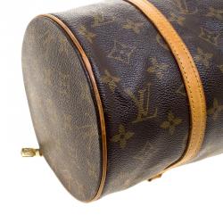 Pre Owned Louis Vuitton Damier Ebene Canvas Papillon 30 Bag
