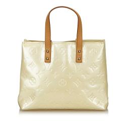 Pre Owned Louis Vuitton Perle Monogram Vernis Reade PM Bag