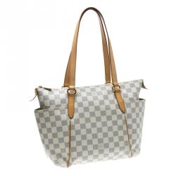 Pre Owned Louis Vuitton Damier Azur Canvas Totally PM Bag