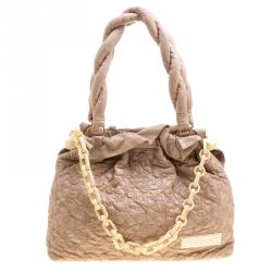 Louis Vuitton Beige Monogram Embroidered Leather Olympe