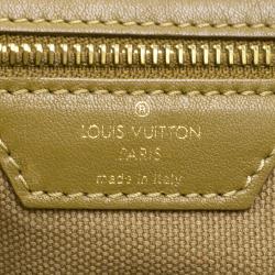 Pre Owned Louis Vuitton Khaki Canvas Limited Edition That's Love Miroir Tote