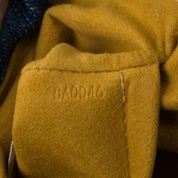 Pre Owned Louis Vuitton Blue Denim Monogram Mini Pleaty