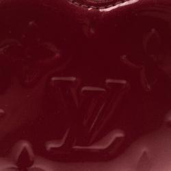 Pre Owned Louis Vuitton Pomme D´Amour Monogram Vernis Heart Coin Purse