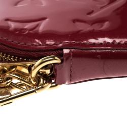 Pre Owned Louis Vuitton Pomme D´Amour Monogram Vernis Heart Coin Purse