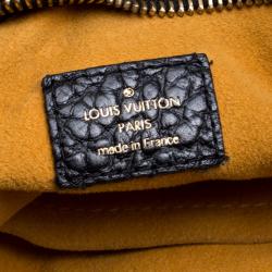 Pre Owned Louis Vuitton Black Monogram Denim Neo Cabby GM Bag