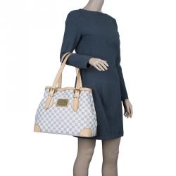 Pre Owned Louis Vuitton Damier Azur Canvas Hampstead MM