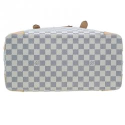 Pre Owned Louis Vuitton Damier Azur Canvas Hampstead MM