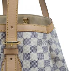 Pre Owned Louis Vuitton Damier Azur Canvas Hampstead MM