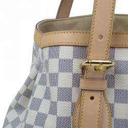 Pre Owned Louis Vuitton Damier Azur Canvas Hampstead MM