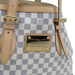 Pre Owned Louis Vuitton Damier Azur Canvas Hampstead MM