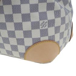 Pre Owned Louis Vuitton Damier Azur Canvas Hampstead MM
