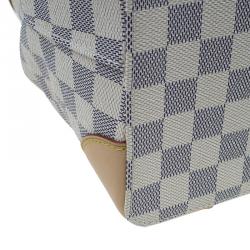 Pre Owned Louis Vuitton Damier Azur Canvas Hampstead MM