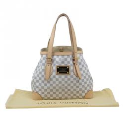 Pre Owned Louis Vuitton Damier Azur Canvas Hampstead MM
