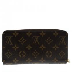 Louis Vuitton Monogram Canvas Zippy wallet