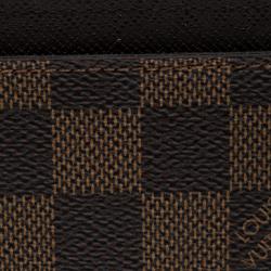 Pre Owned حافظة بطاقات لوي فيتون كانفاس دامييه أيبين