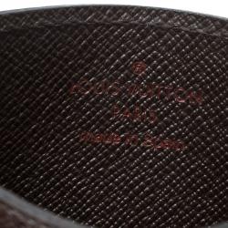 Pre Owned حافظة بطاقات لوي فيتون كانفاس دامييه أيبين