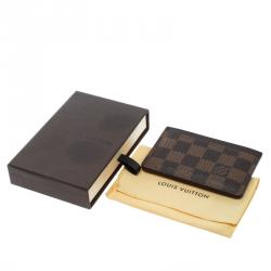 Pre Owned حافظة بطاقات لوي فيتون كانفاس دامييه أيبين