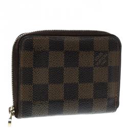 Louis Vuitton Damier Ebene Canvas Zippy Coin Purse