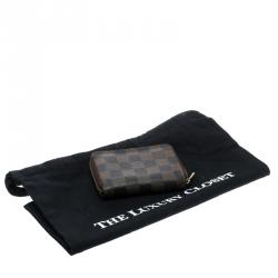 Louis Vuitton Damier Ebene Canvas Zippy Coin Purse
