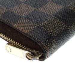 Louis Vuitton Damier Ebene Canvas Zippy Coin Purse