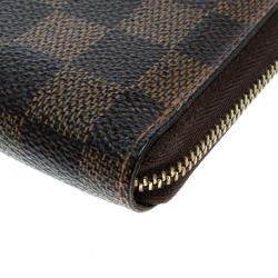 Louis Vuitton Damier Ebene Canvas Zippy Coin Purse