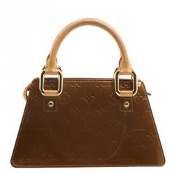 Pre Owned حقيبة لوي فيتون فورسيث فيرنيه مونوغرامي برونزية PM