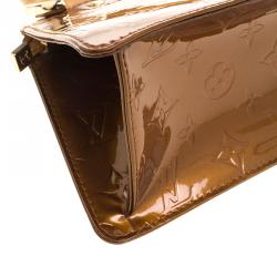 Pre Owned حقيبة لوي فيتون فورسيث فيرنيه مونوغرامي برونزية PM