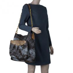 Pre Owned حقيبة يد لوي فيتون دانتيل كانفاس مونوجرامي فيرزين