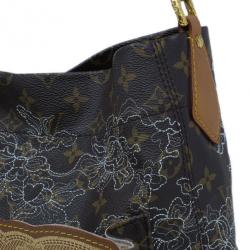 Pre Owned حقيبة يد لوي فيتون دانتيل كانفاس مونوجرامي فيرزين