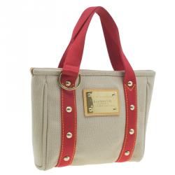 Pre Owned حقيبة لوي فيتون بيج أنتيغوا  كانفاس كاباس PM