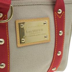 Pre Owned حقيبة لوي فيتون بيج أنتيغوا  كانفاس كاباس PM