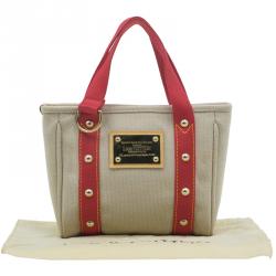 Pre Owned حقيبة لوي فيتون بيج أنتيغوا  كانفاس كاباس PM