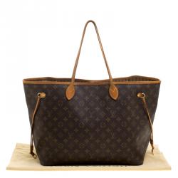 مملوكة مسبقًا حقيبة لوي فيتون نيفرفول كانفاس مونوغرامي GM
