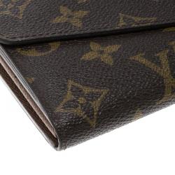 مملوكة مسبقًا محفظة لوي فيتون ساره NM3 كانفاس مونوغرامي